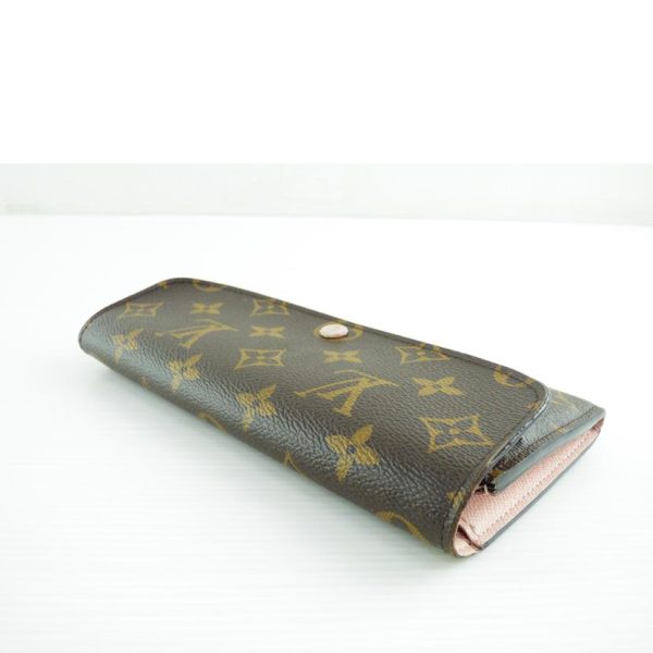 98197 3 Louis Vuitton Portefeuille Emily Monogram Wallet Brown