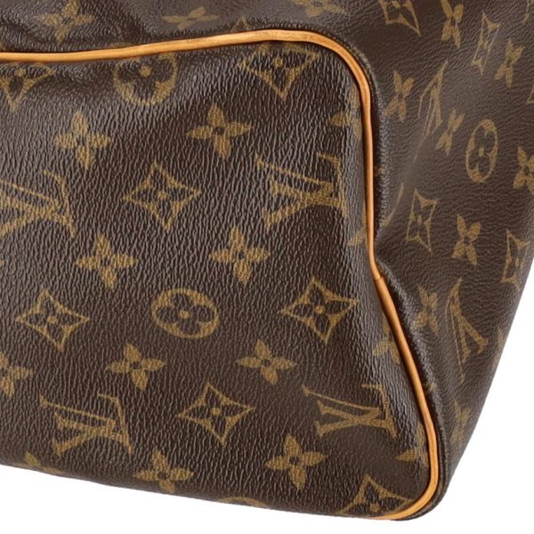 98201 6 Louis Vuitton Speedy 30 Monogram Handbag Brown