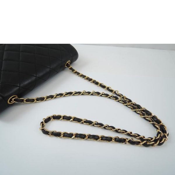 98214 4 CHANEL Diana Flap Chain Shoulder Bag Black