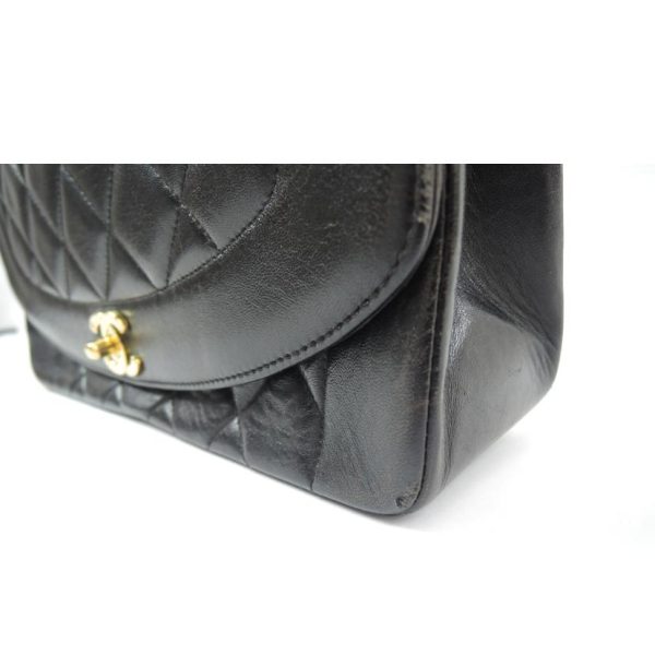 98214 6 CHANEL Diana Flap Chain Shoulder Bag Black