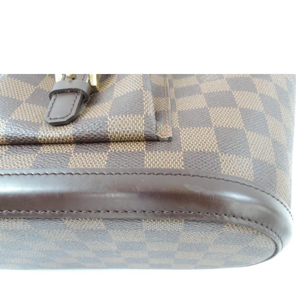 98221 6 Louis Vuitton Manosque PM Bag Damier Ebene