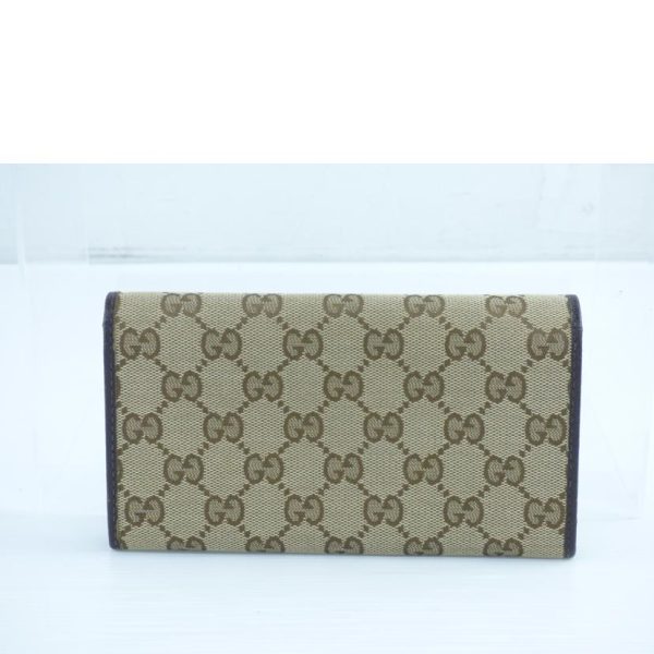 98279 2 Gucci GG Canvas Bifold Long Wallet