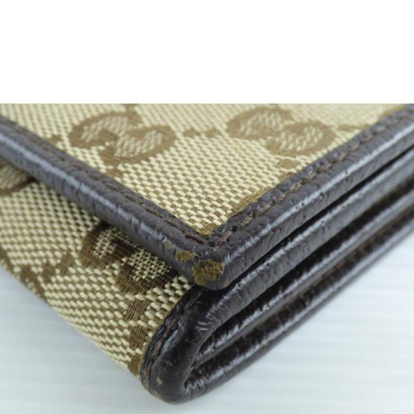 98279 7 Gucci GG Canvas Bifold Long Wallet