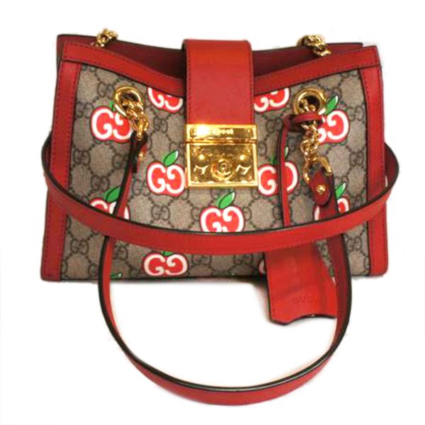 98313 1 Gucci GG Apple Padlock Shoulder Bag