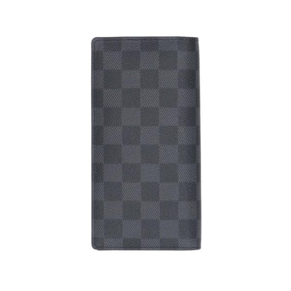 98357 2 Louis Vuitton Portefeuille Braza Damier Graphite Wallet