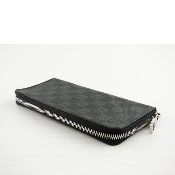 98419 3 Louis Vuitton Zippy Wallet Vertical Bag Damier Graphite