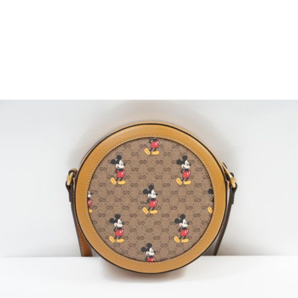 98433 2 Gucci Mickey Print Mini GG Supreme Shoulder Bag