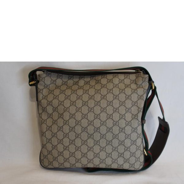 98498 2 Gucci GG Supreme Courier Shoulder Bag