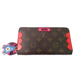 98683 1 Gucci W Hook Leather Long Wallet Purple