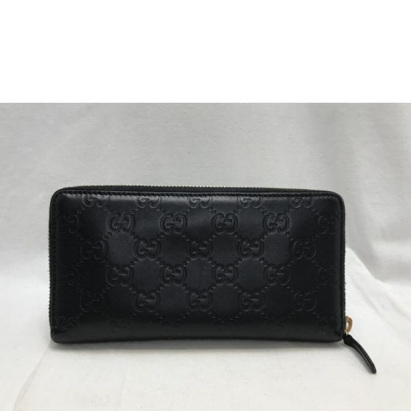 98769 2 Gucci Guccisima Round Zipper Long Wallet