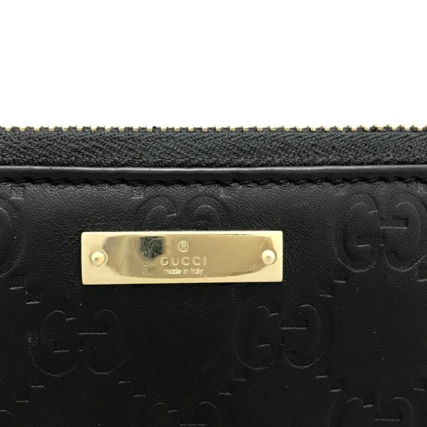 98769 6 Gucci Guccisima Round Zipper Long Wallet