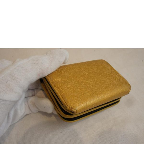 98788 7 Balenciaga Everyday Cash Mini Wallet Yellow