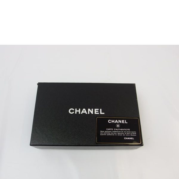 98789 5 Chanel Cambon Line 2 Fold Long Wallet