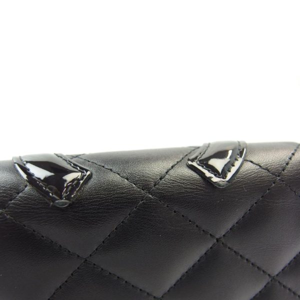 98789 7 Chanel Cambon Line 2 Fold Long Wallet