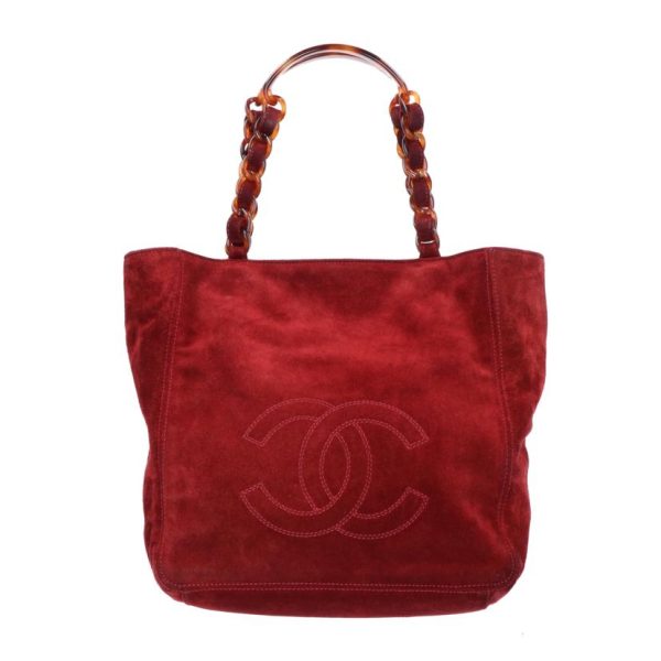 98867 1 Chanel Suede Tote Bag