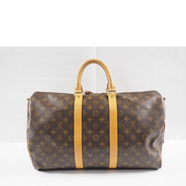 98992 2 Louis Vuitton Keepall 45 Boston Bag Monogram