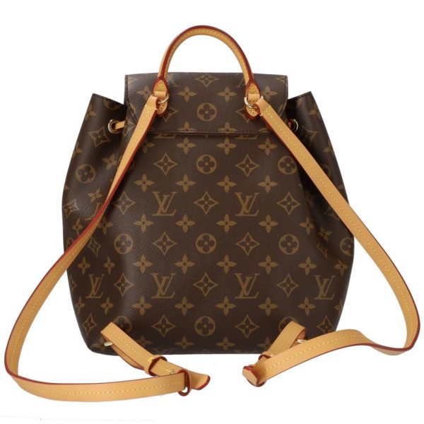 98993 2 Louis Vuitton Monsouris NM PM Monogram Backpack Brown