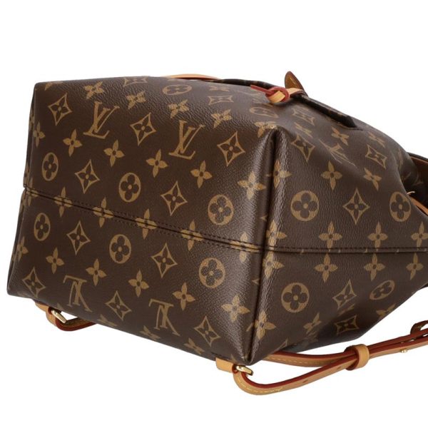 98993 3 Louis Vuitton Monsouris NM PM Monogram Backpack Brown