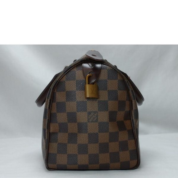 99008 3 LOUIS VUITTON Speedy 25 Handbag Damier Ebene