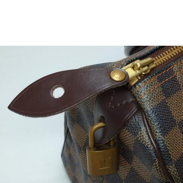 99008 8 LOUIS VUITTON Speedy 25 Handbag Damier Ebene