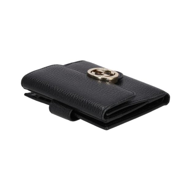 99058 4 Gucci Interlocking G Wallet Black