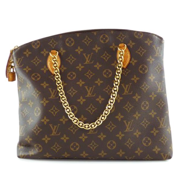 99118 1 Louis Vuitton Lockit Chain Monogram Handbag Brown