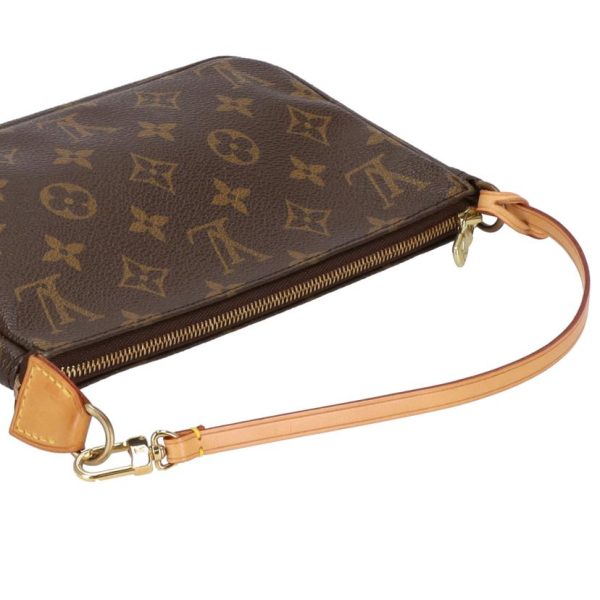 99161 4 Louis Vuitton Pochette Accessoire Monogram Pouch Brown