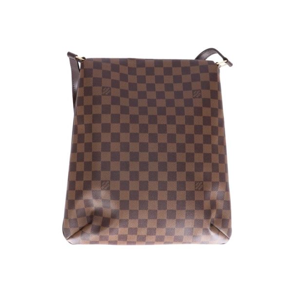 99216 2 Louis Vuitton Musette Damier Ebene Shoulder Bag Brown