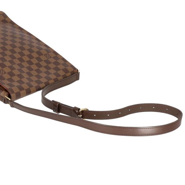 99216 4 Louis Vuitton Musette Damier Ebene Shoulder Bag Brown