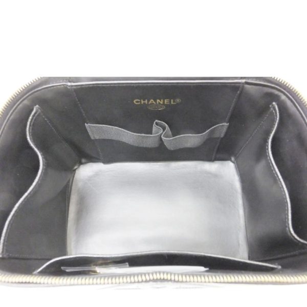 99223 5 Chanel 2 Way Vanity Bag Black