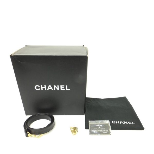 99223 6 Chanel 2 Way Vanity Bag Black