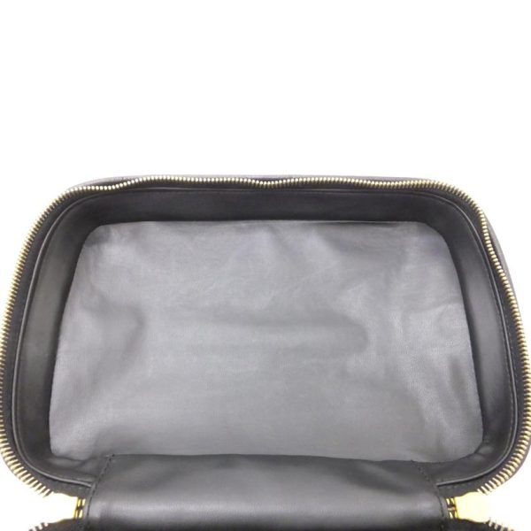 99223 7 Chanel 2 Way Vanity Bag Black