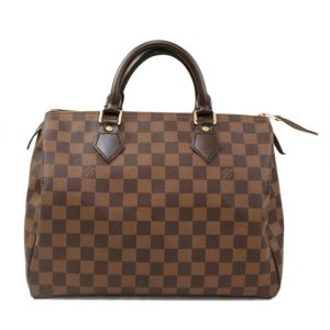 99239 2 Louis Vuitton Sac Plat Monogram 2Way Bag Brown