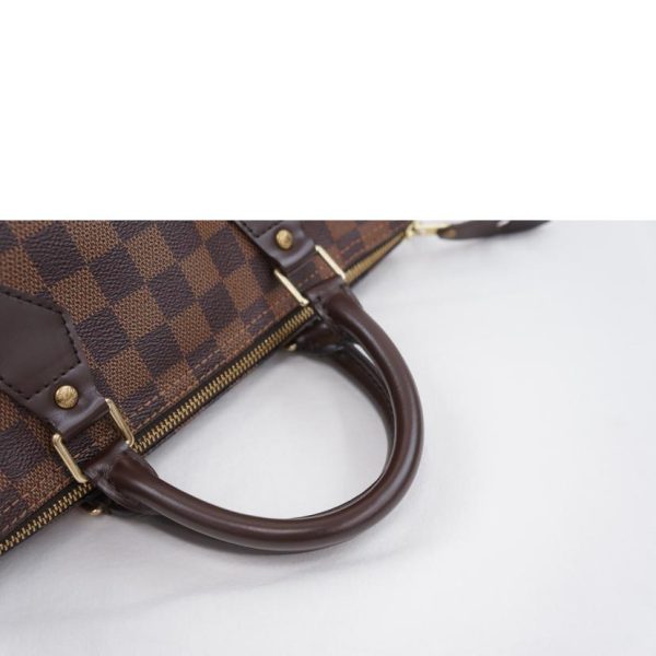 99239 3 Louis Vuitton Speedy 30 Handbag Damier Ebene