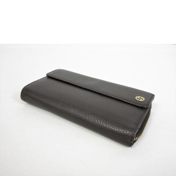 99249 3 Gucci Interlocking G Trifold Round Zip Wallet