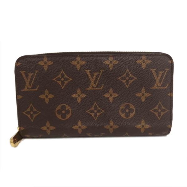 99257 1 Louis Vuitton Zippy Wallet Monogram Wallet Brown