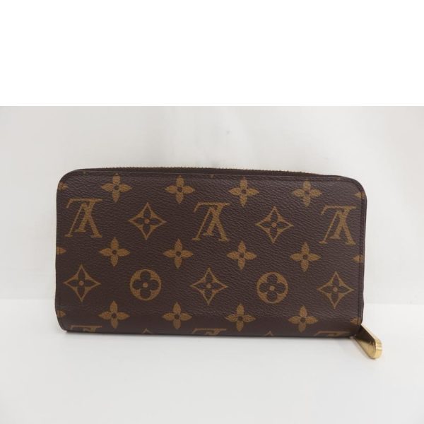 99257 2 Louis Vuitton Zippy Wallet Monogram Wallet Brown