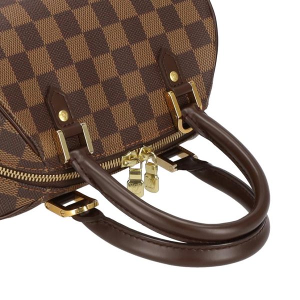 99291 4 Louis Vuitton Ribera Mini Bag Damier Ebene Brown