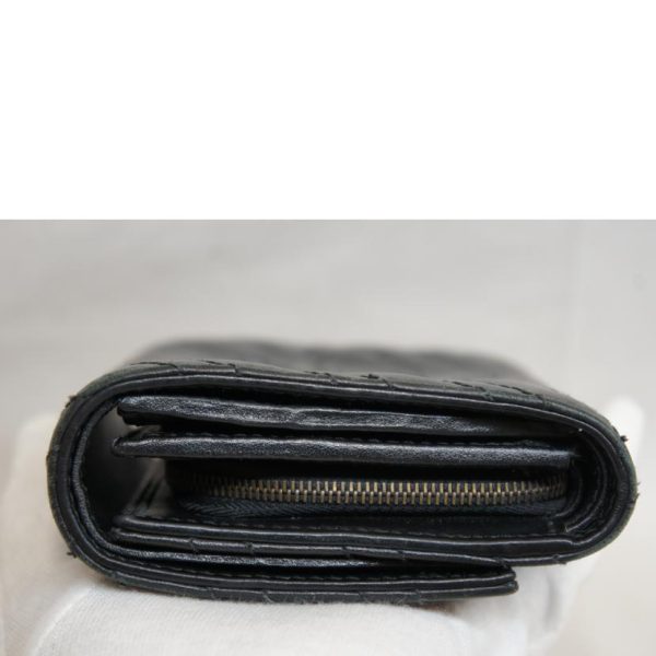 99297 19 Gucci GG Marmont Quilted Leather Wallet Black