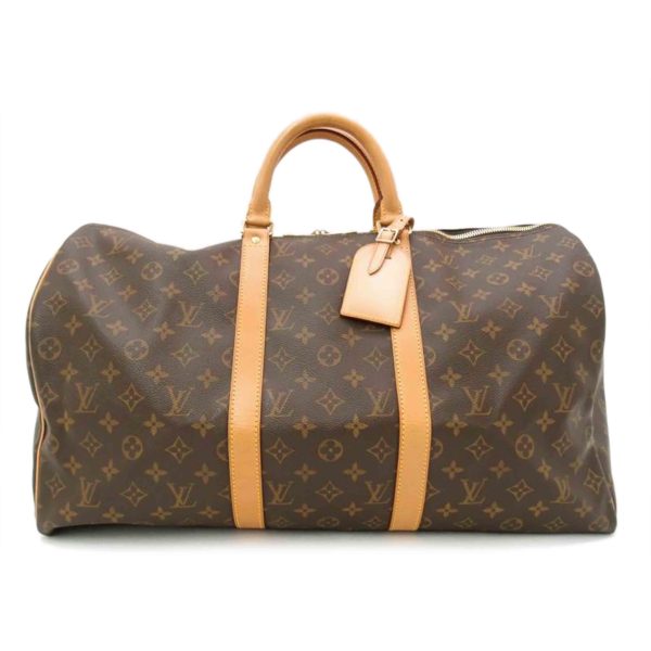 99320 1 Louis Vuitton Keepall 50 Monogram Bag Brown