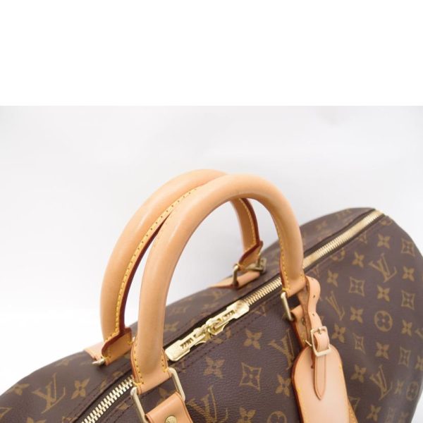 99320 4 Louis Vuitton Keepall 50 Monogram Bag Brown