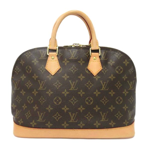 99322 1 Louis Vuitton Alma Monogram Handbag Brown