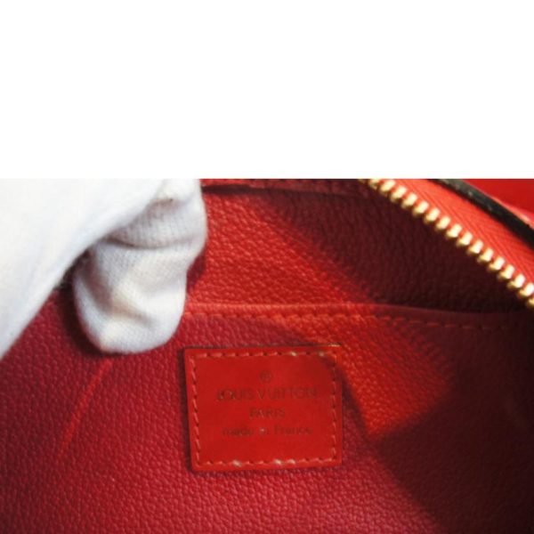 99334 5 Louis Vuitton Dauphine PM Bag Epi Castilian Red