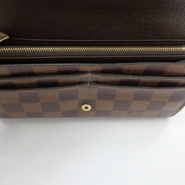 99341 6 Louis Vuitton Portefeuil Sala Damier Wallet Brown