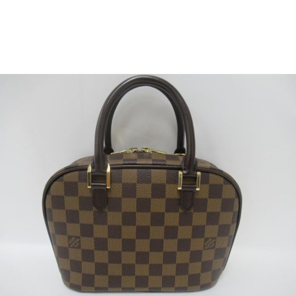 99353 2 Louis Vuitton Saria Mini Damier Ebene Shoulder Bag Brown