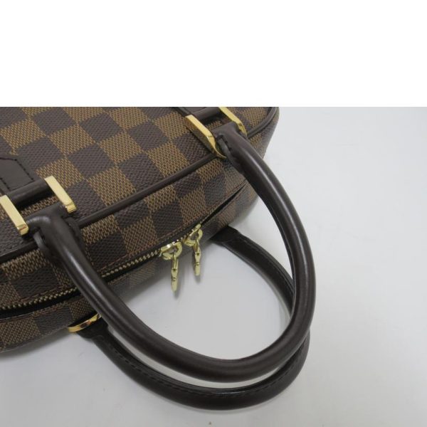 99353 4 Louis Vuitton Saria Mini Damier Ebene Shoulder Bag Brown