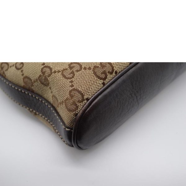 99365 3 Gucci GG Canvas Leather One Shoulder Bag