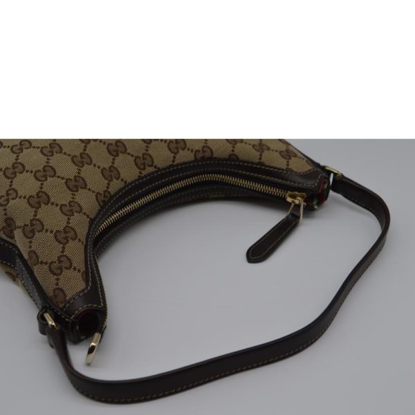 99365 5 Gucci GG Canvas Leather One Shoulder Bag