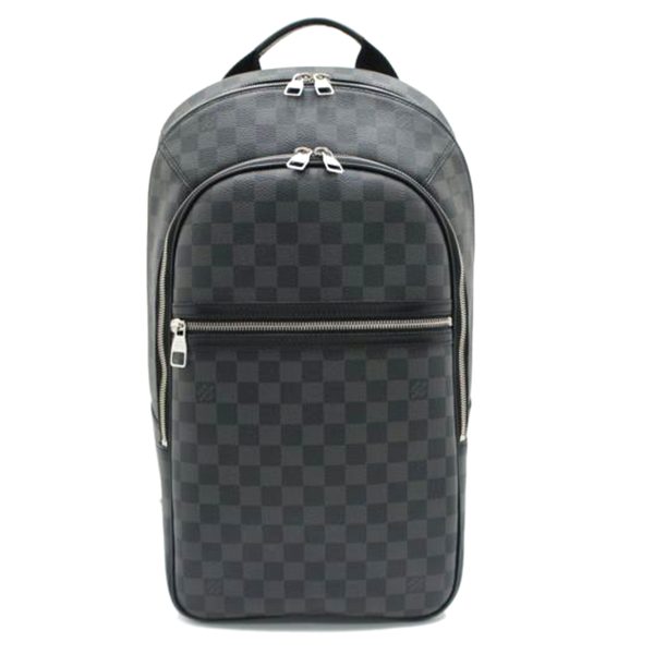 99492 1 Louis Vuitton Michael Backpack Damier Graphite