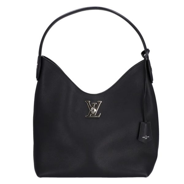 99513 1 Louis Vuitton Lock Me Hobo Bag Noir